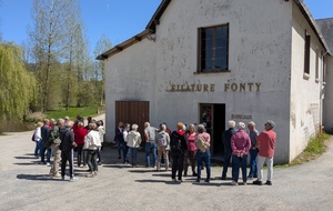 RANDO ET VISITE DE LA FILATURE FONTY À  ROUGNAT