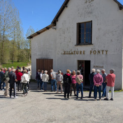 RANDO ET VISITE DE LA FILATURE FONTY À  ROUGNAT